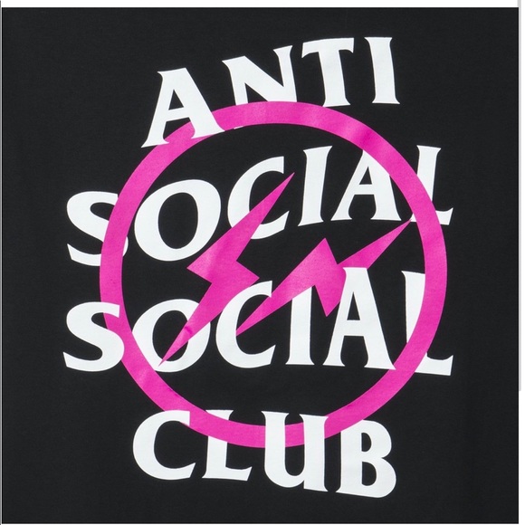 Fragment x ASSC Pink Bolt Hoodie - Picture 4 of 4